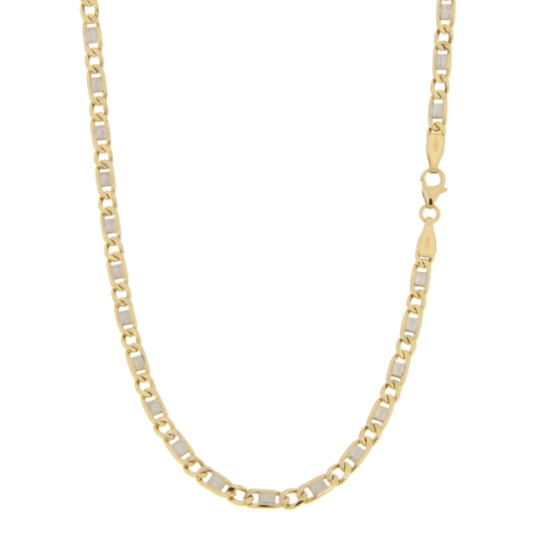 White Yellow Gold Men&#39;s Necklace GL100760