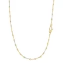 White Yellow Gold Men&#39;s Necklace GL100769