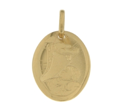 Taufmedaillenanhänger GL100771 aus Gelbgold