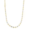 Herren-Halskette aus Weiß- und Gelbgold GL100776