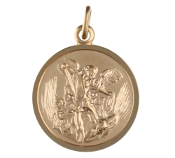 Erzengel Michael Medaille aus Gelbgold GL-G21702407