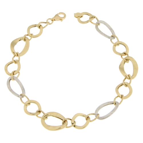 White Yellow Gold Women&#39;s Bracelet GL100780