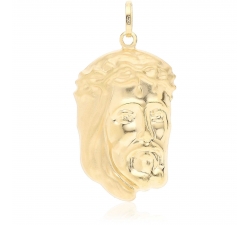 Gelbgoldener Jesus-Anhänger GL100785