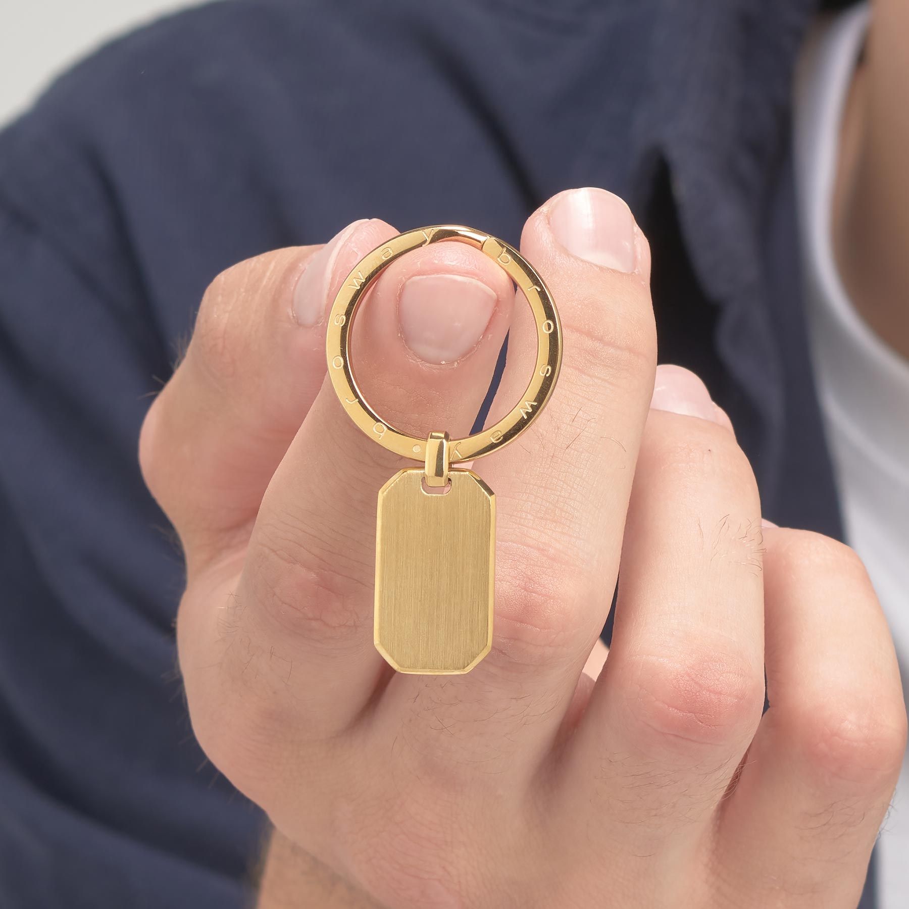 Buckle-Down Schlüsselanhänger Für Erwachsene – Dehnbares Nylonband Mit Edelstahl-Clip, 2,5 Cm Breit