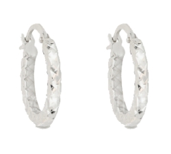 Women&#39;s Hoop Earrings in White Gold 803321727727