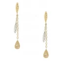 White Yellow Gold Women&#39;s Earrings GL100800