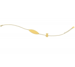 Bracciale Bimbi Nanan Targhetta Orsetto NGLD0004