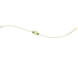 Bracciale Bimbi Nanan Orsetto e Farfalline Azzurre NGLD0013