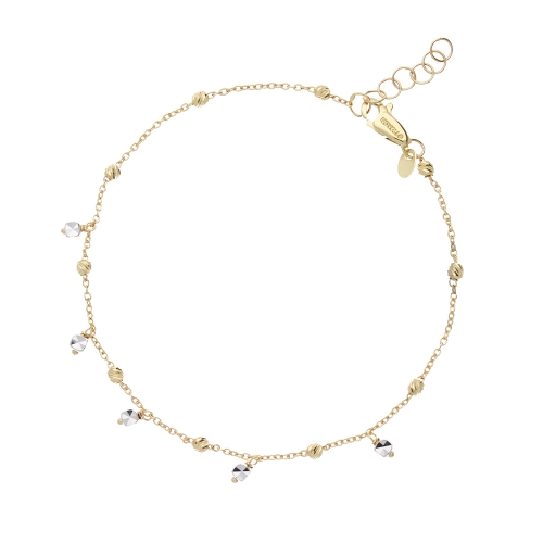 White Yellow Gold Women&#39;s Bracelet GL100809