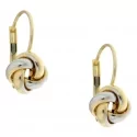White Yellow Gold Women&#39;s Earrings GL100824