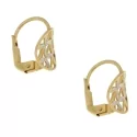 White Yellow Gold Women&#39;s Earrings GL100826