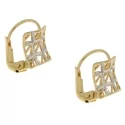 White Yellow Gold Women&#39;s Earrings GL100827