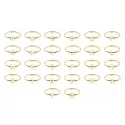 Facco Gioielli customizable initial ring in gold 755400E