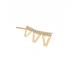 Valentina Ferragni Studio Elle Gold earring