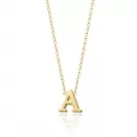 Facco Gioielli customizable initial necklace in gold