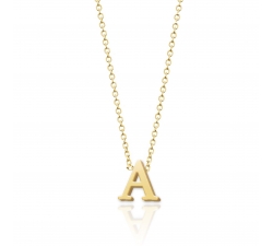 Facco Gioielli customizable initial necklace in gold