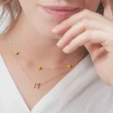 Facco Gioielli customizable initial necklace in gold