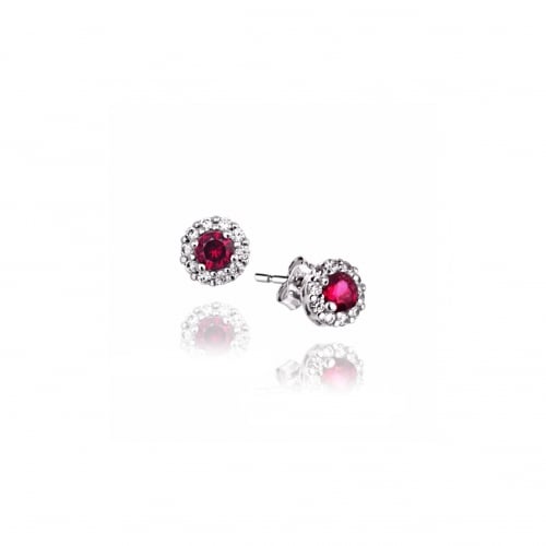 Facco Gioielli earrings in white gold with zircons 712543
