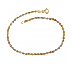 Bracciale donna in oro tre colori 803321703120