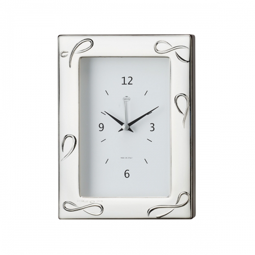 Silver Alarm Clock Infinity Line 245PN.14