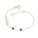 Mädchenarmband aus Gelbgold 803321710417