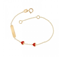 Yellow gold girl's bracelet 803321710417