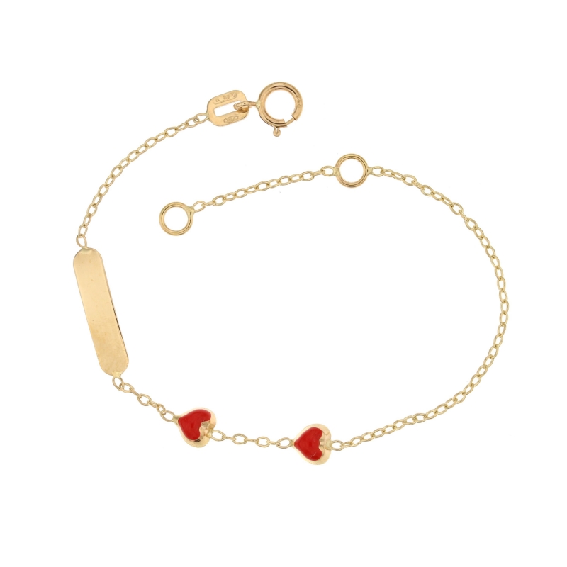 Yellow gold girl's bracelet 803321710417
