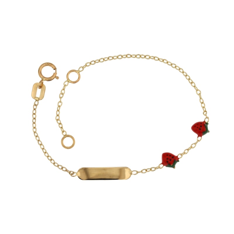 Yellow gold girl's bracelet 803321721740