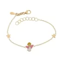 Yellow gold girl&#39;s bracelet 803321721714