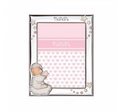 Nanan Pink Tato Silver Frame NCO0035