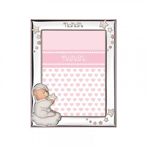 Nanan Pink Tato Silver Frame NCO0035