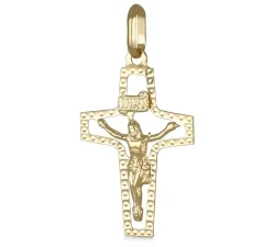 Ciondolo Croce Oro Giallo GL-G21744495