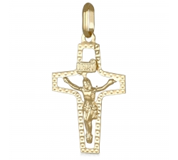 Kreuzanhänger aus Gelbgold GL-G21744495