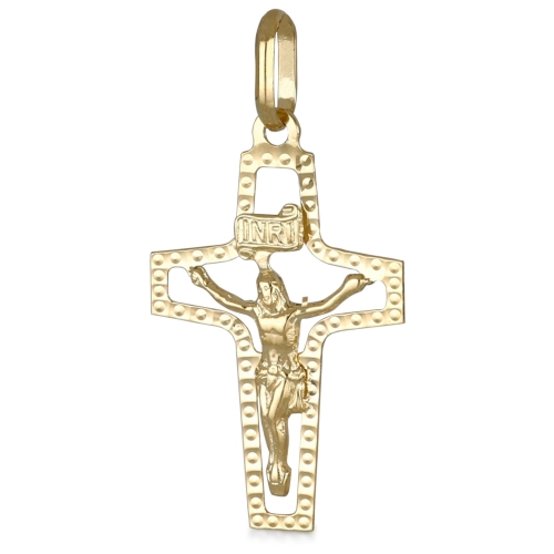 Kreuzanhänger aus Gelbgold GL-G21744495