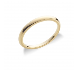 Comfortable Yellow Gold Wedding Ring 2.5 mm