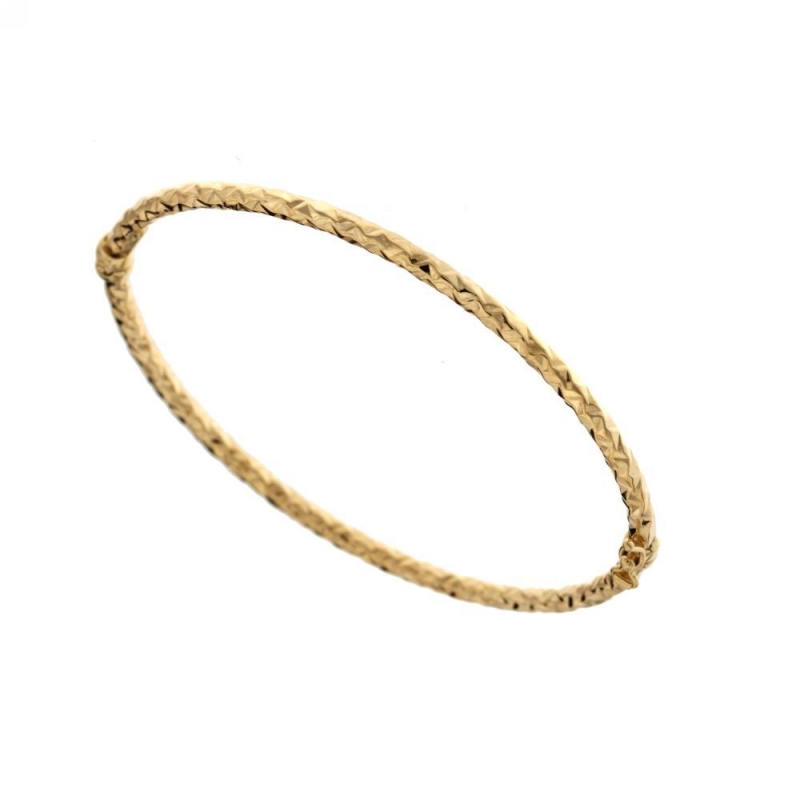 Rigid bracelet for women in yellow gold 803321728643