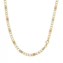 Man&#39;s Necklace in Yellow, White and Rose Gold GL100035
