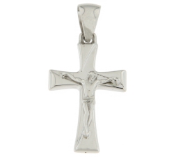 White Gold Cross Pendant GL100832