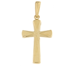 Ciondolo Croce Oro Giallo GL100833