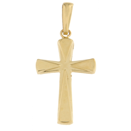 Yellow Gold Cross Pendant GL100833