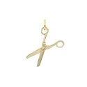 Yellow gold scissor pendant 803321705264