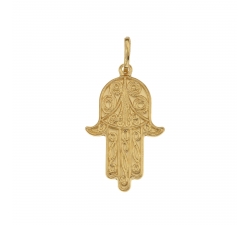 Hand of Fatima pendant yellow gold 803321711245