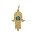 Hand of Fatima pendant yellow gold 803321713686