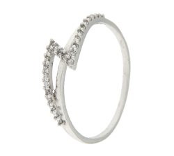 White Gold Women&#39;s Ring GL100857