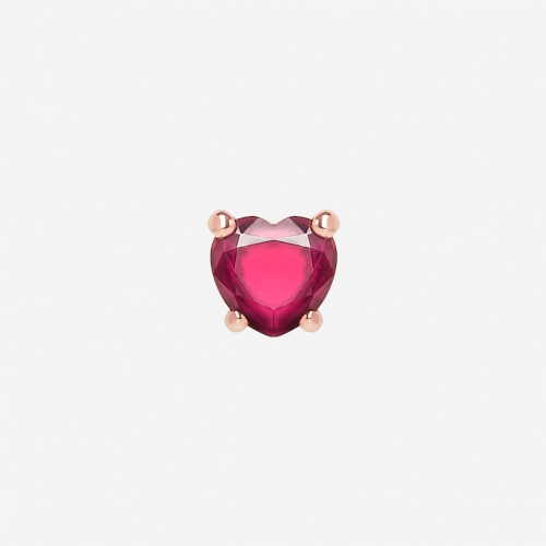 Dodo Heart single earring DHC3000_HEART_SR09R