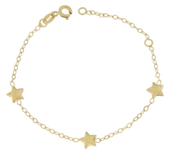 Yellow Gold Kids Bracelet GL100866