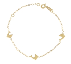 Yellow Gold Kids Bracelet GL100867