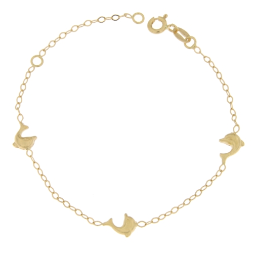 Yellow Gold Kids Bracelet GL100867