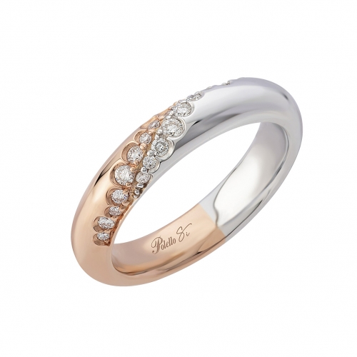 Polello Wedding Ring A Choice of Love Collection 3304DBR