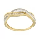 White Yellow Gold Women&#39;s Ring GL100873